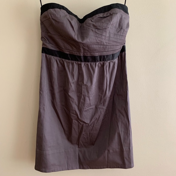 American Eagle Mauve Strapless Dress EUC